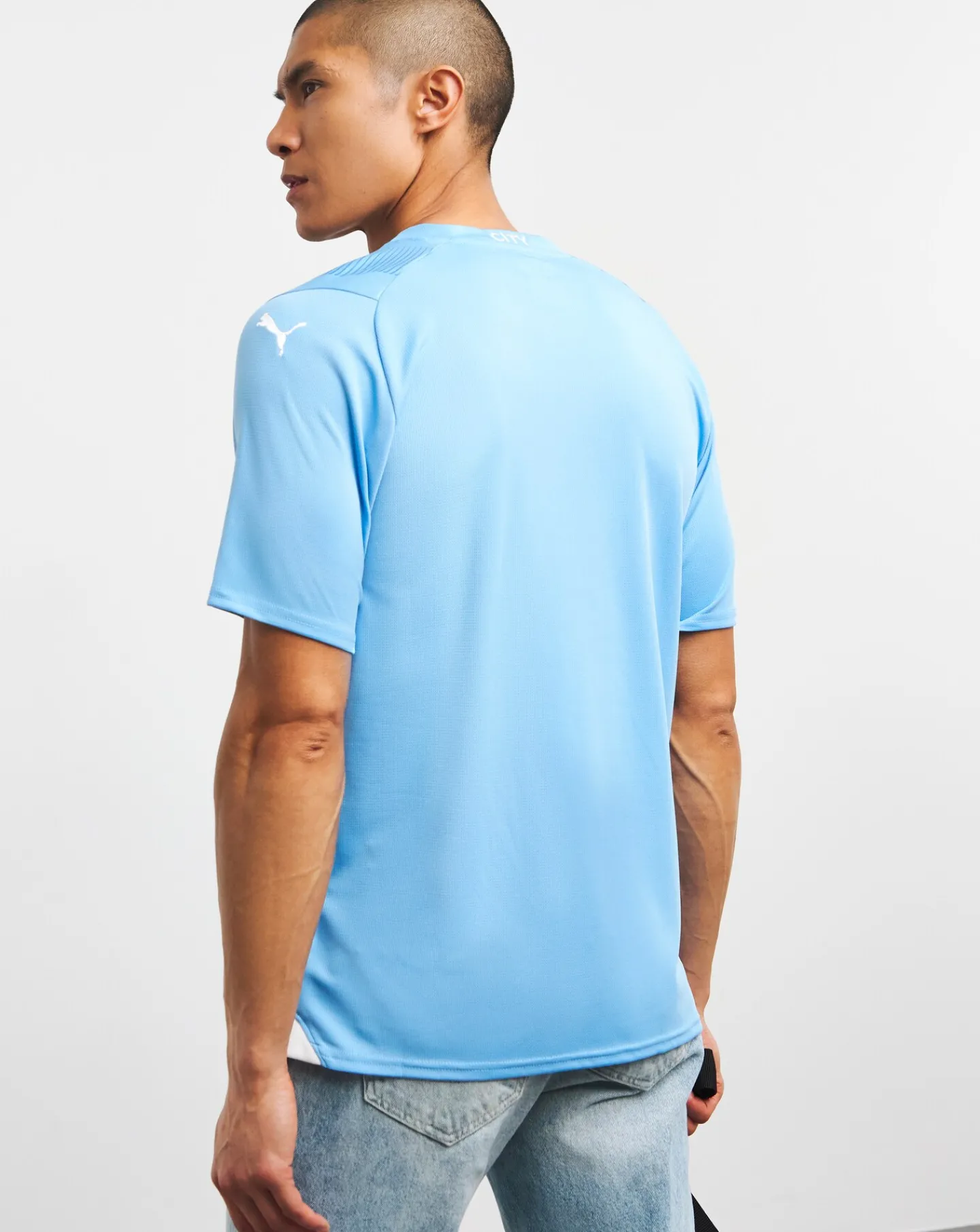 Manchester City|Puma PUMA Manchester City FC 2023/24 Short Sleeve Home Jersey