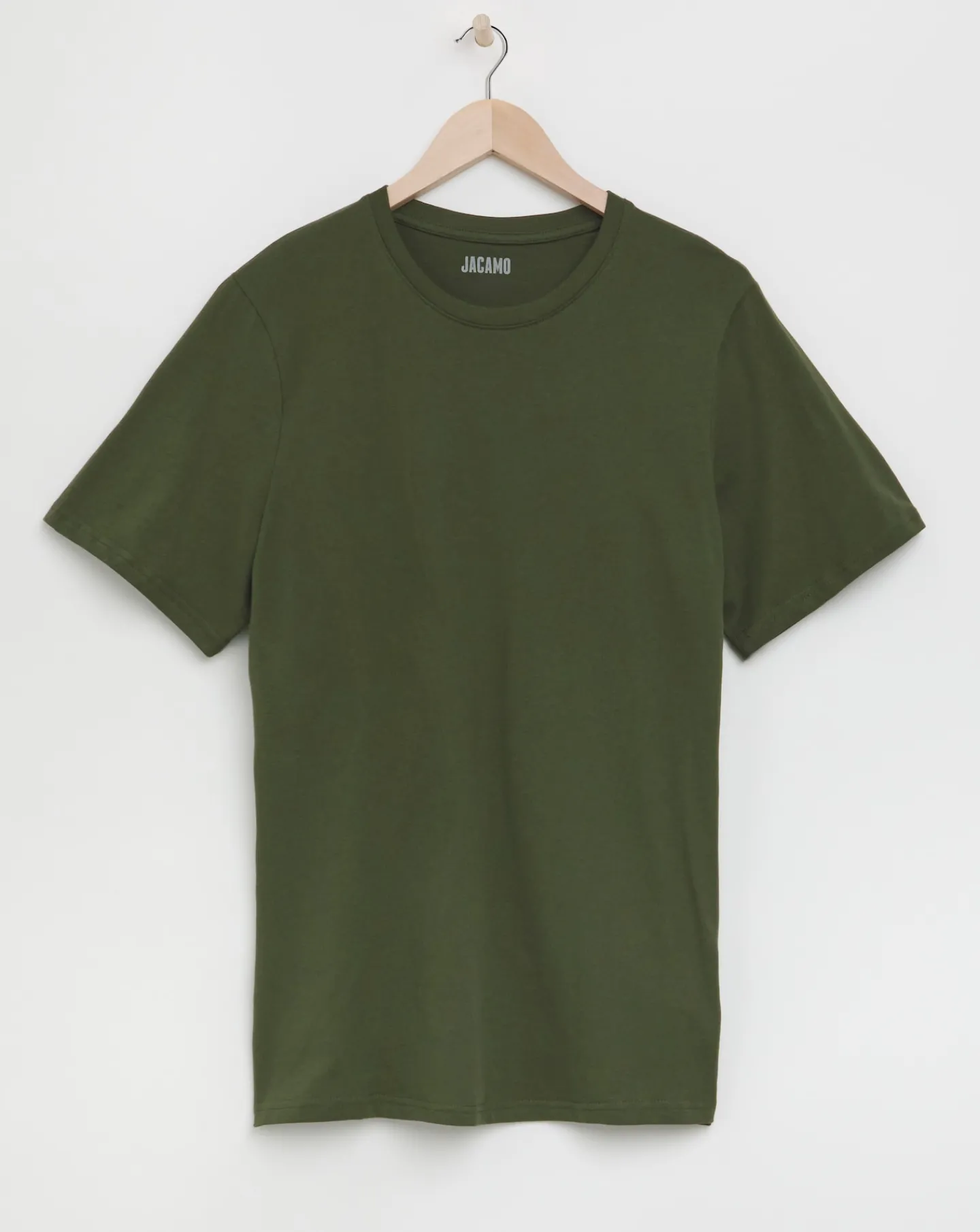 Jacamo Pure Cotton Crew Neck T-Shirt Long