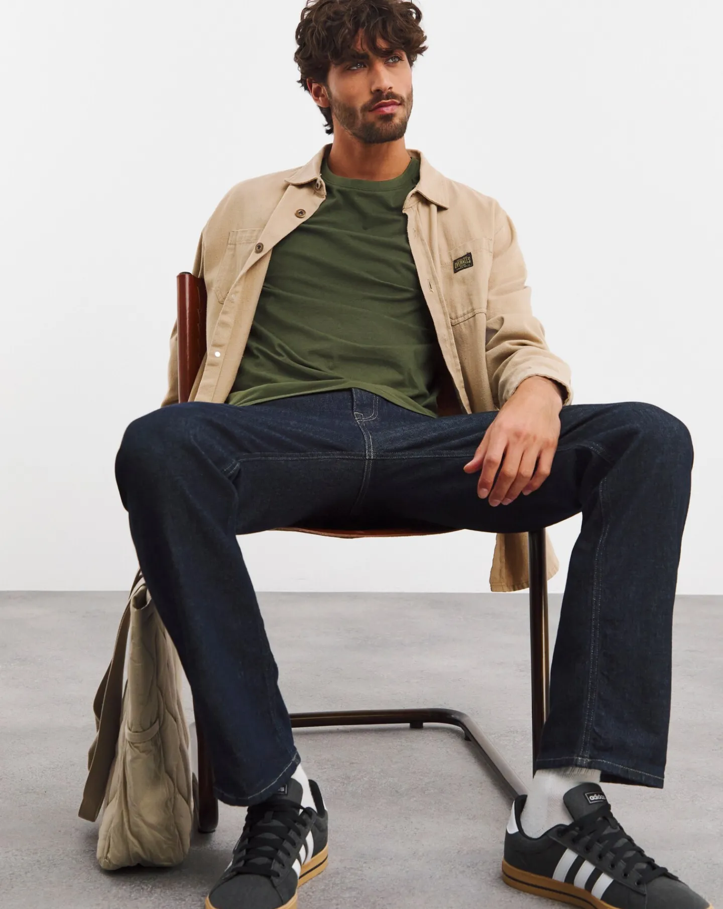 Jacamo Pure Cotton Crew Neck T-Shirt Long
