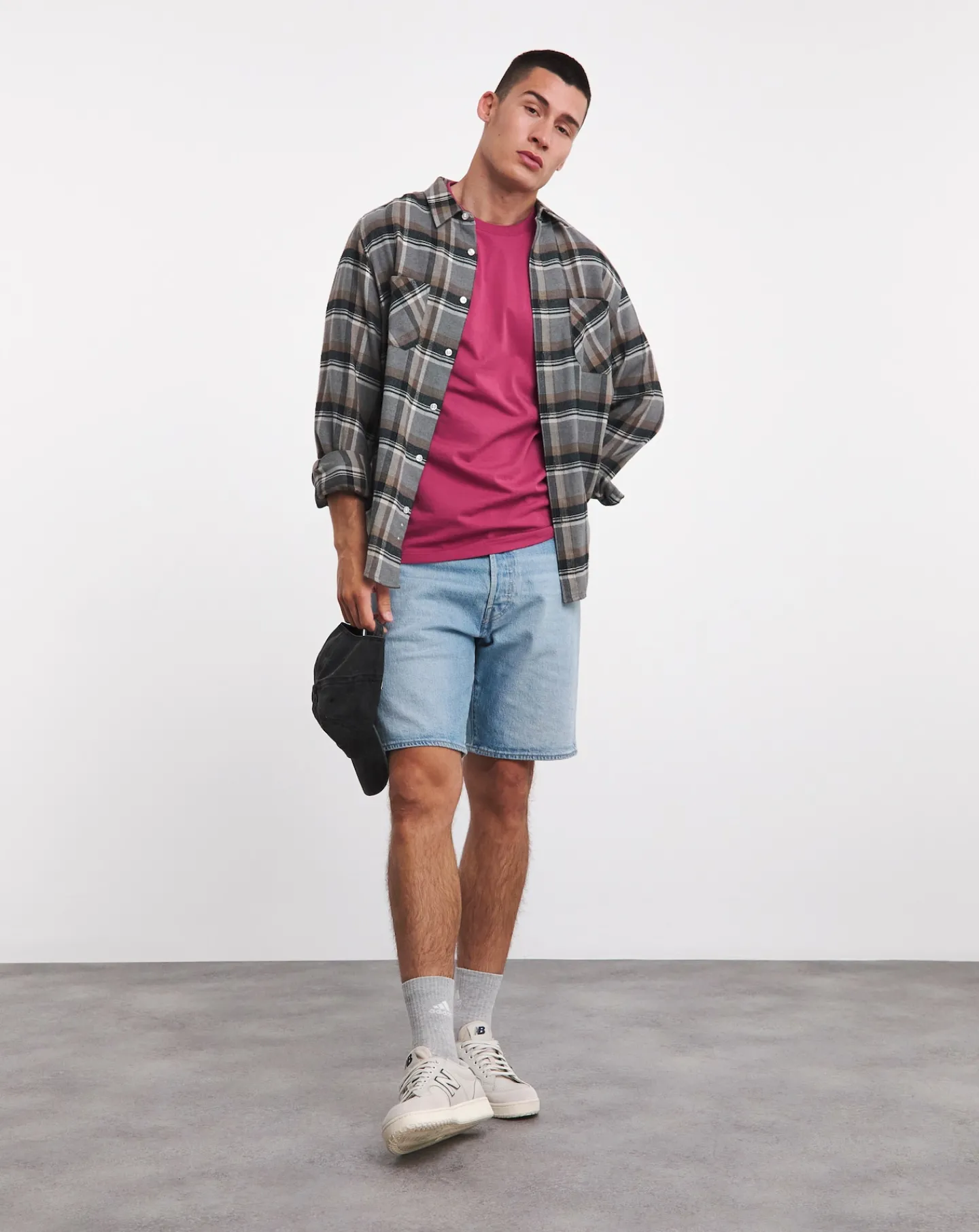 Jacamo Pure Cotton Crew Neck T-Shirt Long