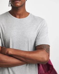 Jacamo Pure Cotton Crew Neck T-Shirt Extra Long