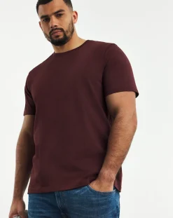 Jacamo Pure Cotton Crew Neck T-Shirt Long