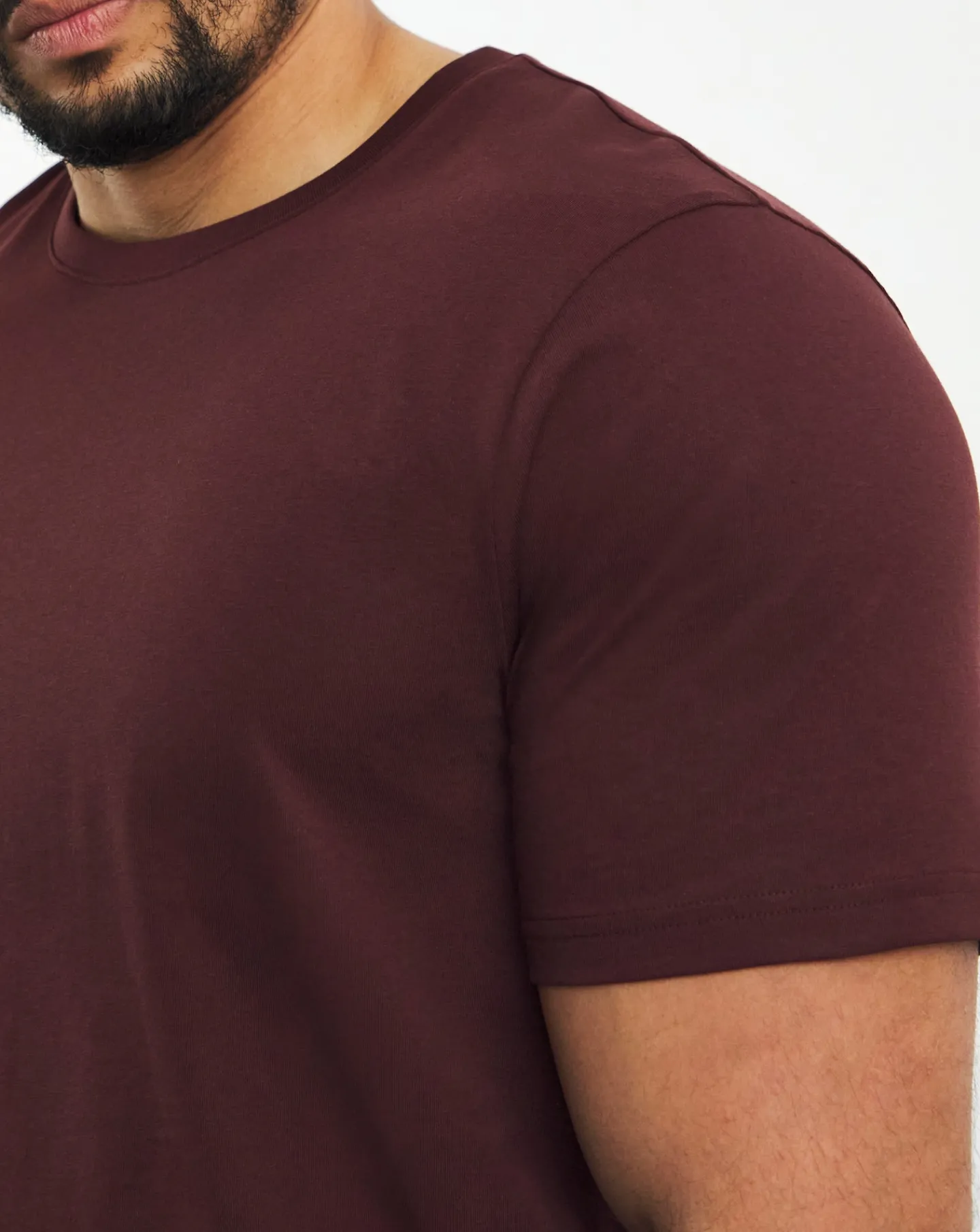 Jacamo Pure Cotton Crew Neck T-Shirt Long