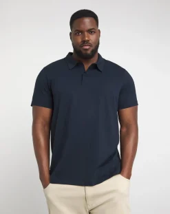 Jacamo Pure Cotton Jersey Polo Long