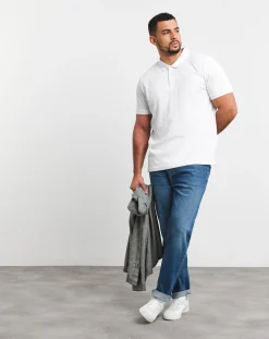 Jacamo Pure Cotton Pique Polo