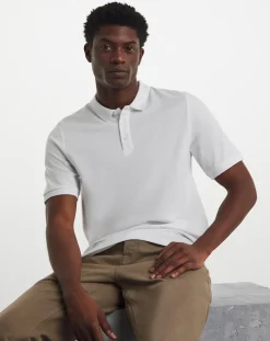 Jacamo Pure Cotton Pique Polo Extra Long Length