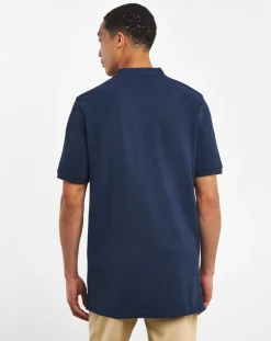 Jacamo Pure Cotton Pique Polo Extra Long Length