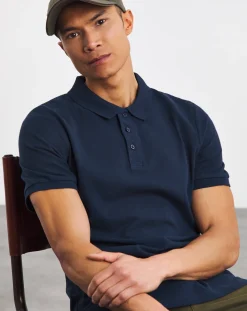Jacamo Pure Cotton Pique Polo Long