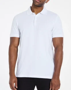 Jacamo Pure Cotton Pique Polo Long