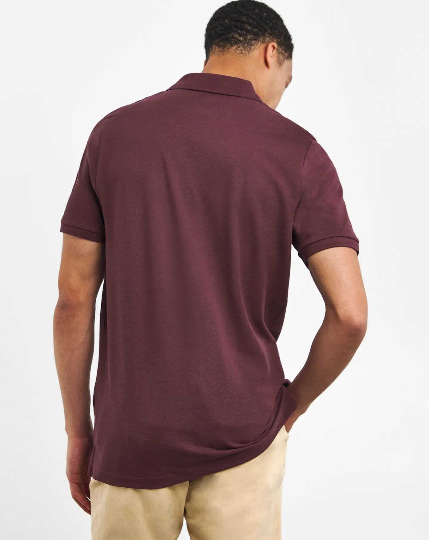 Jacamo Pure Cotton Pique Polo Long