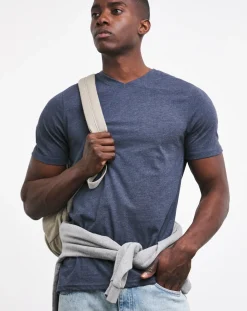 Jacamo Pure Cotton V Neck T-Shirt Long