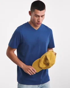 Jacamo Pure Cotton V Neck T-Shirt Long