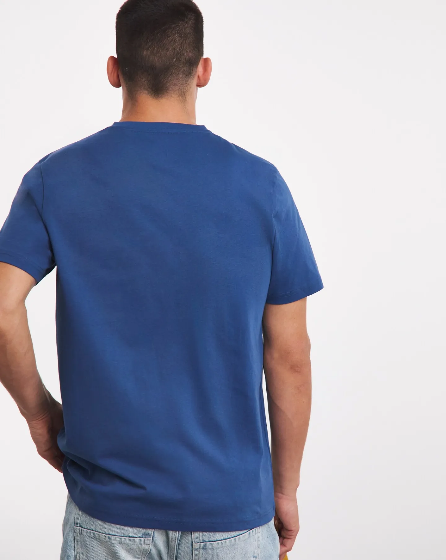 Jacamo Pure Cotton V Neck T-Shirt Long
