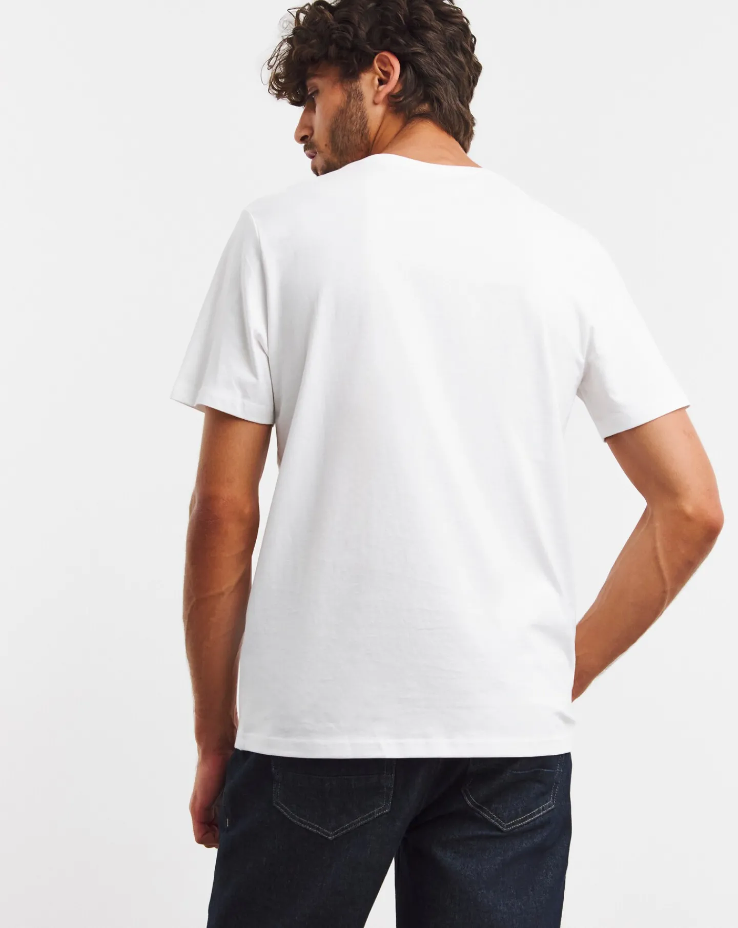 Jacamo Pure Cotton V-Neck T-Shirt