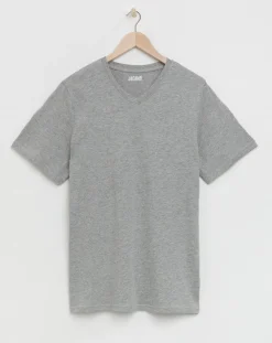 Jacamo Pure Cotton V-Neck T-Shirt Long