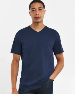 Jacamo Pure Cotton V-Neck T-Shirt Long