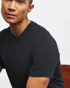 Jacamo Pure Cotton V-Neck T-Shirt Long