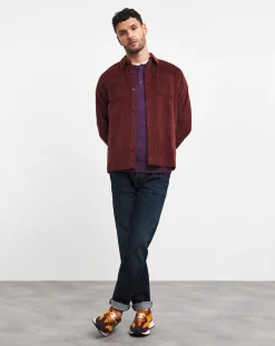 Jacamo Lambswool Long Sleeve Polo