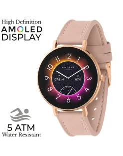 Radley Series 28 Amoled Cobweb Leather Strap Watch
