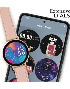 Radley Series 28 Amoled Cobweb Leather Strap Watch