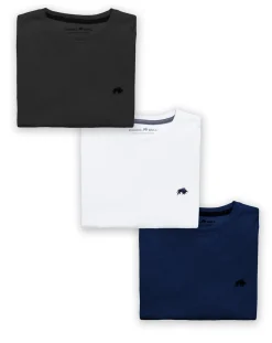 Raging Bull - Classic Organic T-shirt - Black/Navy/White