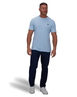 Raging Bull - Classic Organic T-shirt - Black/Sky Blue/Claret