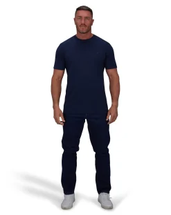 Raging Bull - Classic Organic T-shirt - Black/Sky Blue/Claret