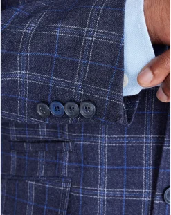 Raging Bull Checked Wool Blazer