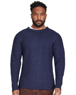 Raging Bull Chunky Cable Crew Neck