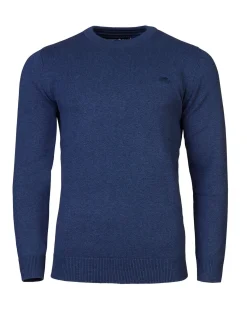 Raging Bull Classic Crew Neck Knit Smart Denim
