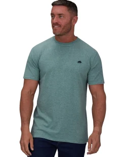 Raging Bull Classic Organic Tee Green Marl
