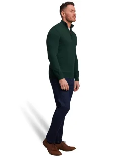 Raging Bull Classic Quarter Zip Knit Forest