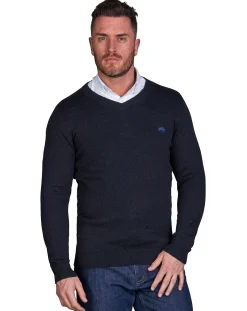 Raging Bull Classic V Neck Knit