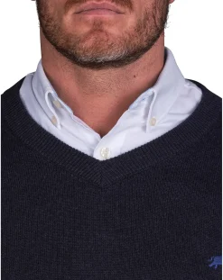 Raging Bull Classic V Neck Knit