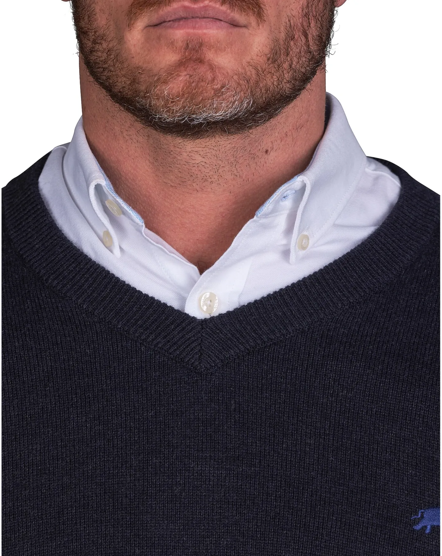 Raging Bull Classic V Neck Knit