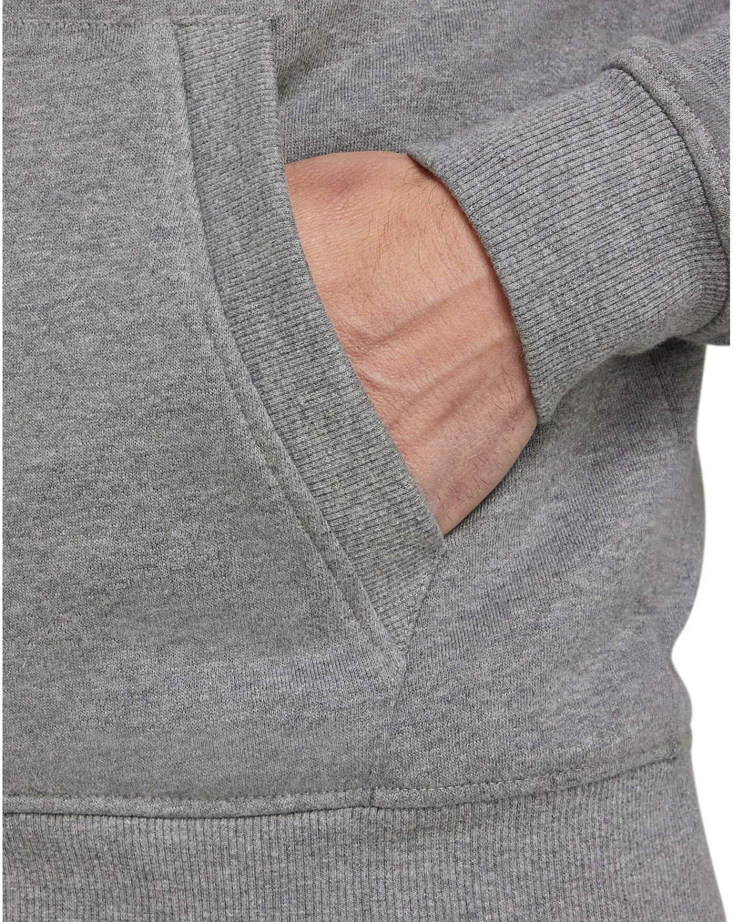 Raging Bull Classic Zip Through Hoodie Grey Marl