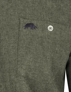 Raging Bull Long Sleeve Brushed Twill Shirt