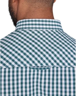 Raging Bull Long Sleeve Classic Gingham Shirt Forest