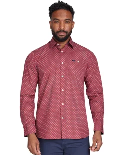 Raging Bull Long Sleeve Daisy Print Shirt