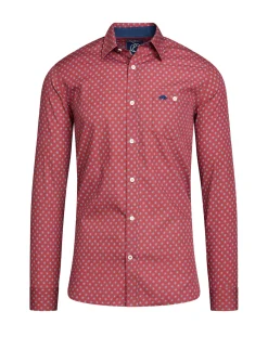 Raging Bull Long Sleeve Daisy Print Shirt