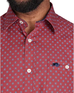 Raging Bull Long Sleeve Daisy Print Shirt