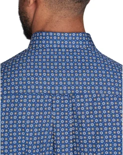 Raging Bull Long Sleeve Geo Pattern Shirt