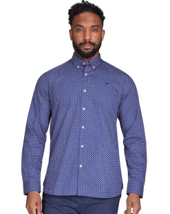 Raging Bull Long Sleeve Geo Print Shirt