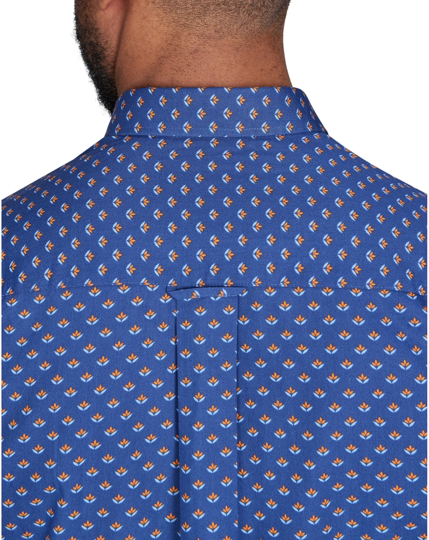 Raging Bull Long Sleeve Leaf Print Shirt