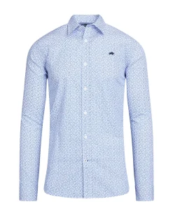 Raging Bull Long Sleeve Pentagon Pattern Shirt