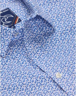Raging Bull Long Sleeve Pentagon Pattern Shirt