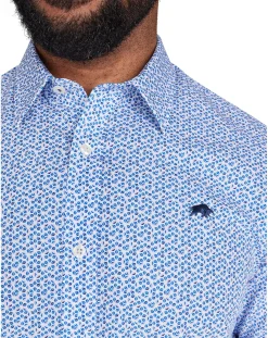Raging Bull Long Sleeve Pentagon Pattern Shirt