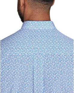 Raging Bull Long Sleeve Pentagon Pattern Shirt