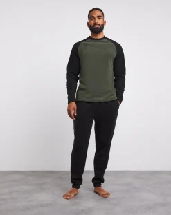 Jacamo Raglan Micro Fleece PJ Set