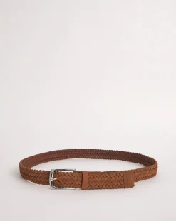 Jacamo Real Suede Leather Plaited Belt